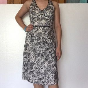 VINTAGE LOFT ANN TAYLOR PARIS HALTER SUMMER DRESS